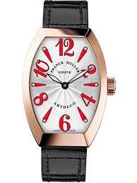 Franck Muller 18K WG 32mm Model 11002 M QZ OG White Red APR57