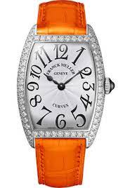 Franck Muller 18K WG Model 1752 QZ D OG WHITE ORANGE APR57