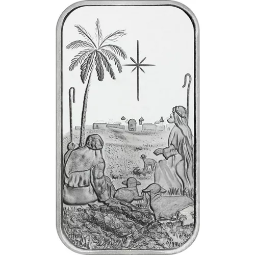 1 oz Star to Bethlehem Silver Bar (New) APR 57